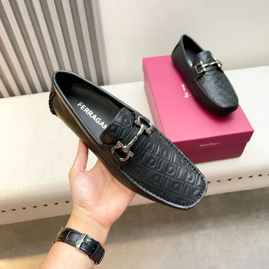 Men's men's shoes 💰620 Ferragamo new high-end quality 🔥 imported cowhide ➕ cowhide lining size 38-45